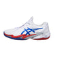 Giày tennis Asics Court FF 3 Novak CLAY White/Blue Men's Shoes | Giày tennis Asics