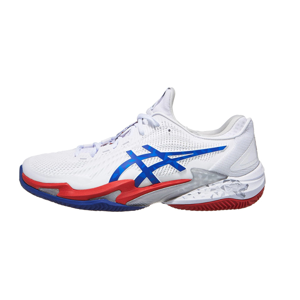 Giày tennis Asics Court FF 3 Novak CLAY White/Blue Men's Shoes | Giày tennis Asics