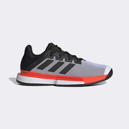 Giày Tennis Adidas SOLEMATCH Bounce Black/Silver Red | Giày