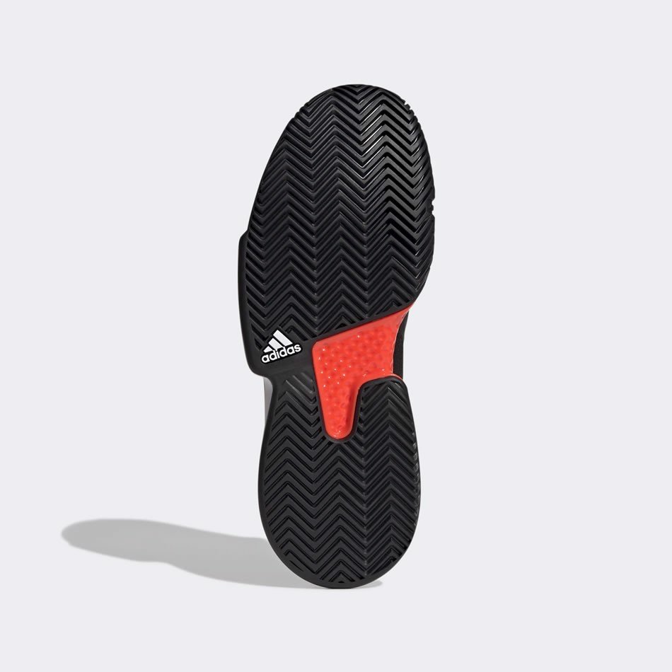 Giày Tennis Adidas SOLEMATCH Bounce Black/Silver Red | Giày