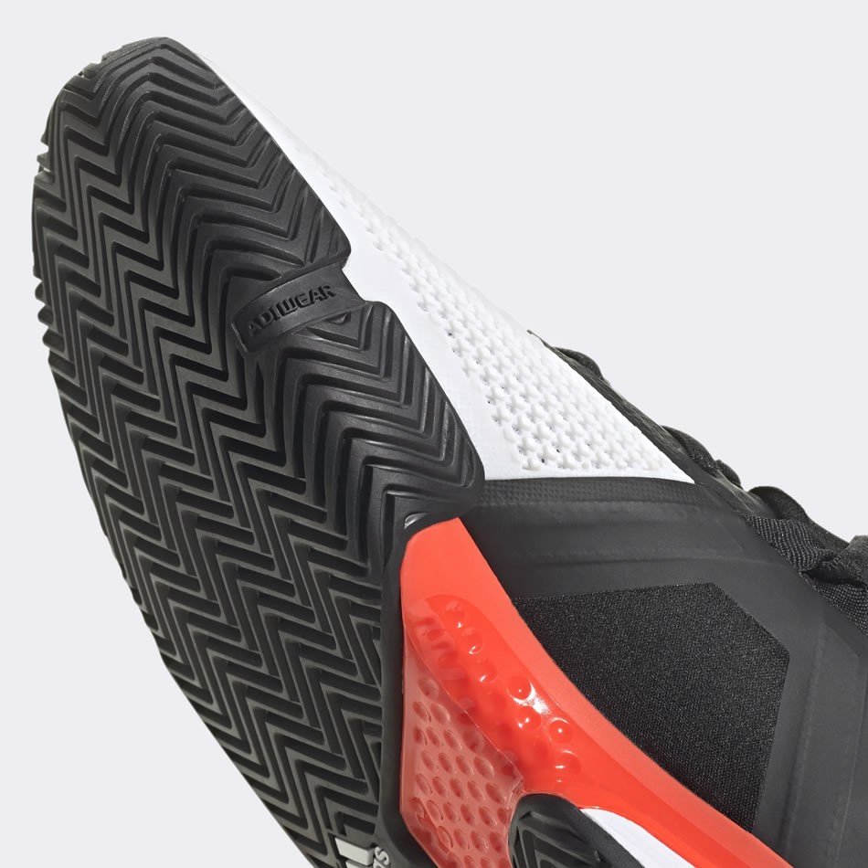 Giày Tennis Adidas SOLEMATCH Bounce Black/Silver Red | Giày